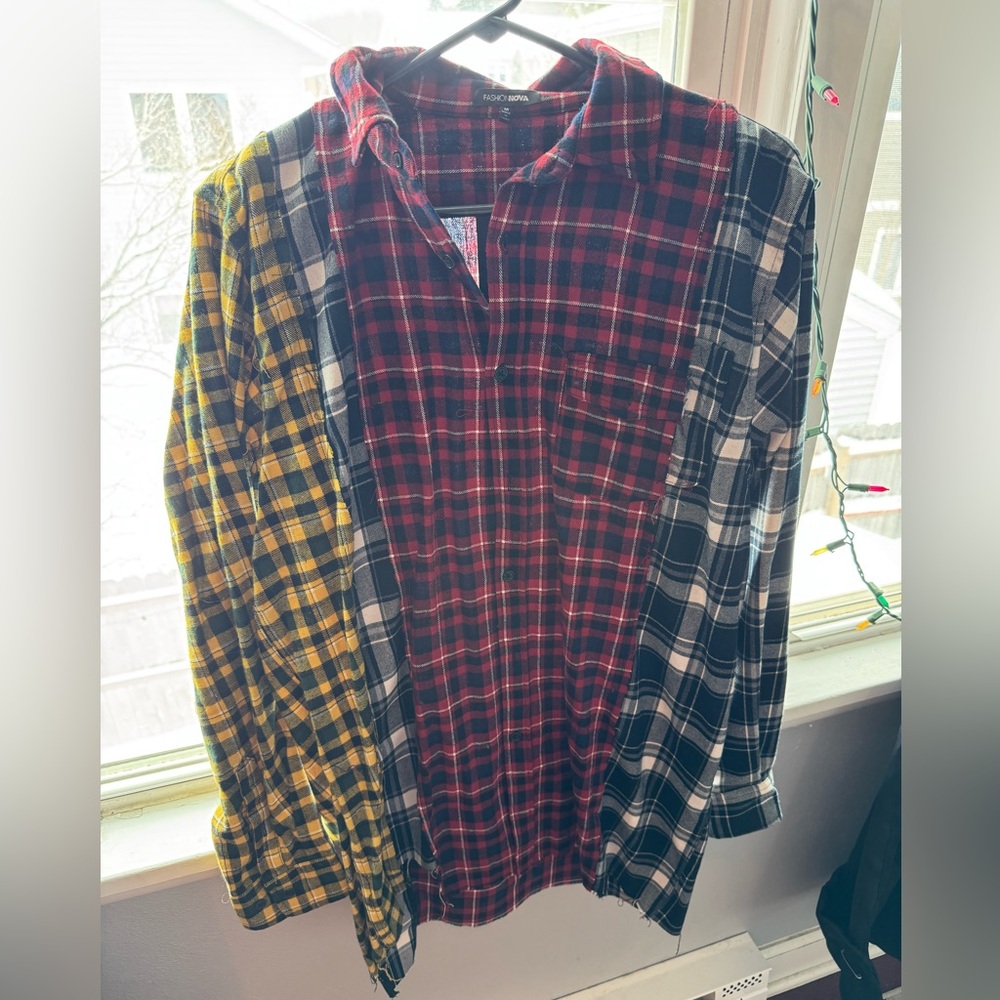 Fashion Nova Multicolor flannel